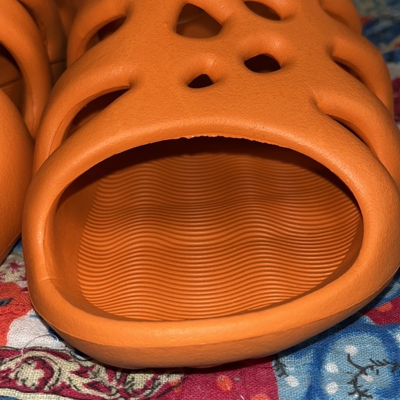 EVA Foam 450 Slide Caged Unbranded Sandals New Rust Burnt Orange - Picture 16 of 17